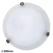 RABALUX Plafonjera alabastro bela