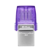 64GB DataTraveler MicroDuo 3C USB 3.2 flash DTDUO3CG3/64GB