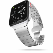 JEREMEN DOOP LINKBAND APPLE WATCH 4/5/6/7/8/9/SE/ULTRA 1/2 (42/44/45/49 MM) SILVER