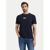 Tommy Hilfiger Majica Brand Love MW0MW44882 Mornarsko modra Regular Fit