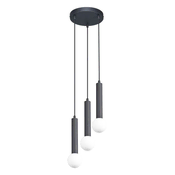 ITALUX PND-33574-3-BK - Luster na sajli FILANO 3xG9/5W/230V crna