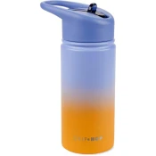 SKIP HOP Steklenica s slamico nerjaveča Wander - ombré modra, 450ml