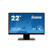 IIYAMA 22 ProLite T2252MSC-B1 (21.5) Full HD (1920×1080) IPS LED, PCAP 10P Touchscreen, 7ms, VGA/HDMI/DP, zvucnici, crni monitor