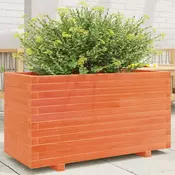 Vrtna sadilica voštano smede boje 90x40x49,5 cm od borovine