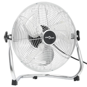 VIDAXL Talni ventilator 3 hitrosti 40 cm 40 W krom