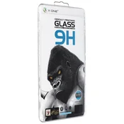 X-One Kaljeno steklo X-ONE Full Cover Extra Strong Crystal Clear – za SAMSUNG A37 5G (popolno lepljenje) črno