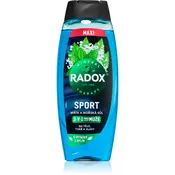 Radox Mineral Therapy gel za tuširanje za muškarce maxi Mint & Sea Salt 450 ml