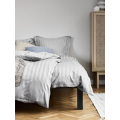 Nell set satenske posteljine 140x200 svetlo siva ( 7391680 )