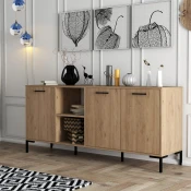 Hanah Home Komoda Aurora 180x80x45cm Hrast