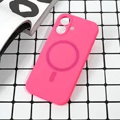 Maska za iPhone 17 63 Magsafe Pure color pink