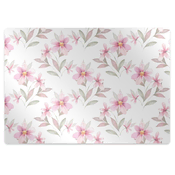 Decormat Podloga za stol Pink flowers 140x100 cm 2 cm