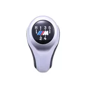 888 CAR ACCESSORIES BMW ručica menjača sa 5 brzina sa m logom silver mat-hrom