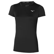 Mizuno IMPULSE CORE TEE, ženska tekaška majica, črna J2GAA721