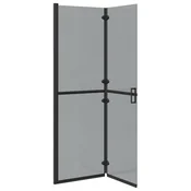 Vidaxl Walk-In tuš stena Črna 120 x 6,5 x 190 cm