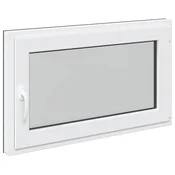 Vidaxl Okno za klet RISOR 100 x 50 cm PVC in steklo Antracit
