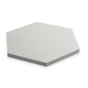 Akustični panel Hexagon 50 x 50 cm, debelina 3 cm, svetlo siva barva