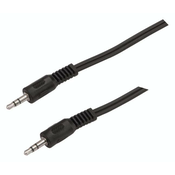 Bachmann Bachmann 918.010 klinker avdio priključni kabel [1x 3\,5 mm banana moški konektor - 1x 3\,5 mm banana moški konektor] 1.50 m črna, (20431979)