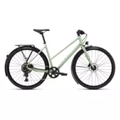 Specialized SIRRUS X 2.0 EQ STEP THROUGH - M, Satin Pistachio/Dolomite Metallic Frost Reflective, 2026
