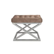 Lessentiel Maison Tabure 50x42x40cm, Srebrno-Braon
