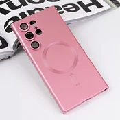 Maska za telefon Samsung S918B Galaxy S23 Ultra CHROME, Magsafe, Roze