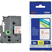 Brother TZe-222/TZ-222 trak 9mm - rdeč izpis/bel trak
