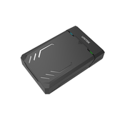 UNITEK Y-3035 kutija za disk za pohranu podataka HDD/SDD kucište Crno 2.5/3.5