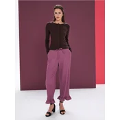 Sinsay - Opuštene pantalone - ljubicasto