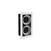 GTV LED plafonska ugradna rasveta PIERO KV 2*G53 IP20 siva