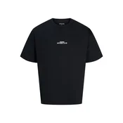 Jack & Jones Junior Majica JJBAY črna / bela