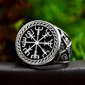 Prstan Viking Compass - SS8-1204R