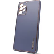 Usnjeni TPU Ovitek za Samsung Galaxy A72 A725 - Modra