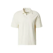 DAN FOX APPAREL Majica Leif  off-bela