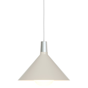 Viseca lampa BOWER 35 cm, bijela, aluminij, Tala