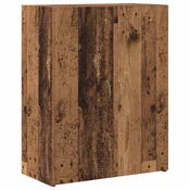 Vidaxl Pisarniška omara s polico Črna Orehovina 70 x 32 x 77.5 cm