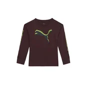 PUMA Majica STREET čokolada/limeta/petrol