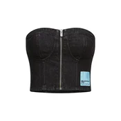 KARL LAGERFELD JEANS Top KLJ x Pietro Terzini svetlo modra/črna