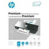 Laminacijska folija za vruće laminiranje, 125 mikrona, A4, sjajna, 25 listova, HP Premium 9122