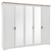 Ormar Sa Klasicnim Vratima Jasmin Ii 264/220/64 cm bela, hrast artisan