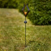 EGLO LED sončna zemeljska luč 48702 s steklenim globusom - rjava, oranžna - Kovina