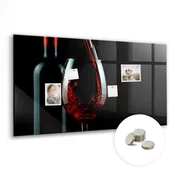 tulup.si Magnetna tabla Steklenico vina 120x60 cm
