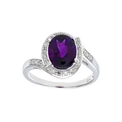DIAMANT LETERNEL Prstan srebrna