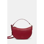 Usnjena torbica Coccinelle bordo barva, E1 SHA 13 03 01