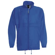 VJETROVKA S KAPULJAČOM ZIP UNISEX B&C SIROCCO ZAGREBAČKO PLAVA M