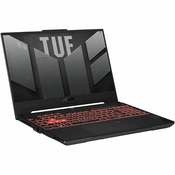 Notebook Asus Gaming TUF A15, FA507NU-LP101, 15.6 FHD IPS 144Hz, AMD Ryzen 5 7535HS up to 4.5GHz, 16GB DDR5, 512GB NVMe SSD, NVIDIA GeForce RTX4050 6GB, no OS, 2 god FA507NU-LP101