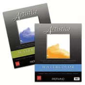 Papir Watercolour Artistico extra white 51x40,5cm 300g (cold pressed/grana fina) 1/5 Fabriano 91830014