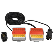 Svjetla za prikolicu 2 kom crvena 10,5 x 7,5 x 10 cm 12 V LED