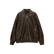 Pull&Bear Prehodna jakna temno rjava