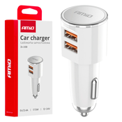 Adapter za auto upaljac 2xUSB-A 3.4A 12/24V Amio