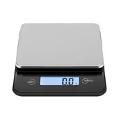 AVIZAR Elektronska kuhinjska tehtnica 5 Kg s taro za suhe ali tekoče sestavine, Črna/Srebrna, (5000277275)