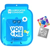 You Me ROMEO - dodatno namazani kondomi (50 kosov)